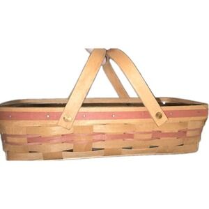 Longaberger – May Rose Series Large Basket 1991 Usa Made 14x6